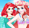 Ariel Mermaid vs Human Princess