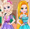 Elsa And Rapunzel Matching Outfits